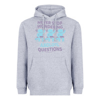 Heather Grey axolotl questions Heavyweight Hoodie - linhVisuals
