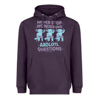 Plum axolotl questions Heavyweight Hoodie - linhVisuals