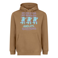 Toasted Coconut axolotl questions Heavyweight Hoodie - linhVisuals