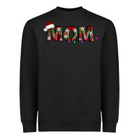 Black christmas mom Heavyweight Sweatshirt - AdoDesignShop
