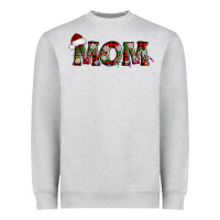 Heather Grey christmas mom Heavyweight Sweatshirt - AdoDesignShop