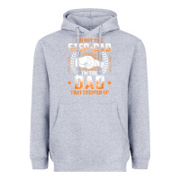 Heather Grey mens i'm not the step dad i'm the dad that stepped up father gift t sh Heavyweight Hoodie - linhVisuals
