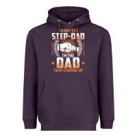 Plum mens i'm not the step dad i'm the dad that stepped up father gift t sh Heavyweight Hoodie - linhVisuals