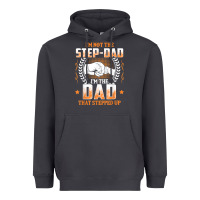 Smoke mens i'm not the step dad i'm the dad that stepped up father gift t sh Heavyweight Hoodie - linhVisuals