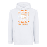 White mens i'm not the step dad i'm the dad that stepped up father gift t sh Heavyweight Hoodie - linhVisuals
