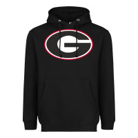Black georgia a Heavyweight Hoodie - linhVisuals