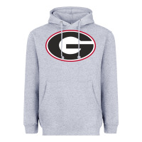 Heather Grey georgia a Heavyweight Hoodie - linhVisuals