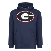 Navy georgia a Heavyweight Hoodie - linhVisuals