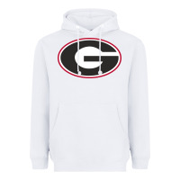 White georgia a Heavyweight Hoodie - linhVisuals