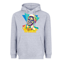 Heather Grey stevie wonder vintage Heavyweight Hoodie - linhVisuals