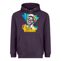 Plum stevie wonder vintage Heavyweight Hoodie - linhVisuals