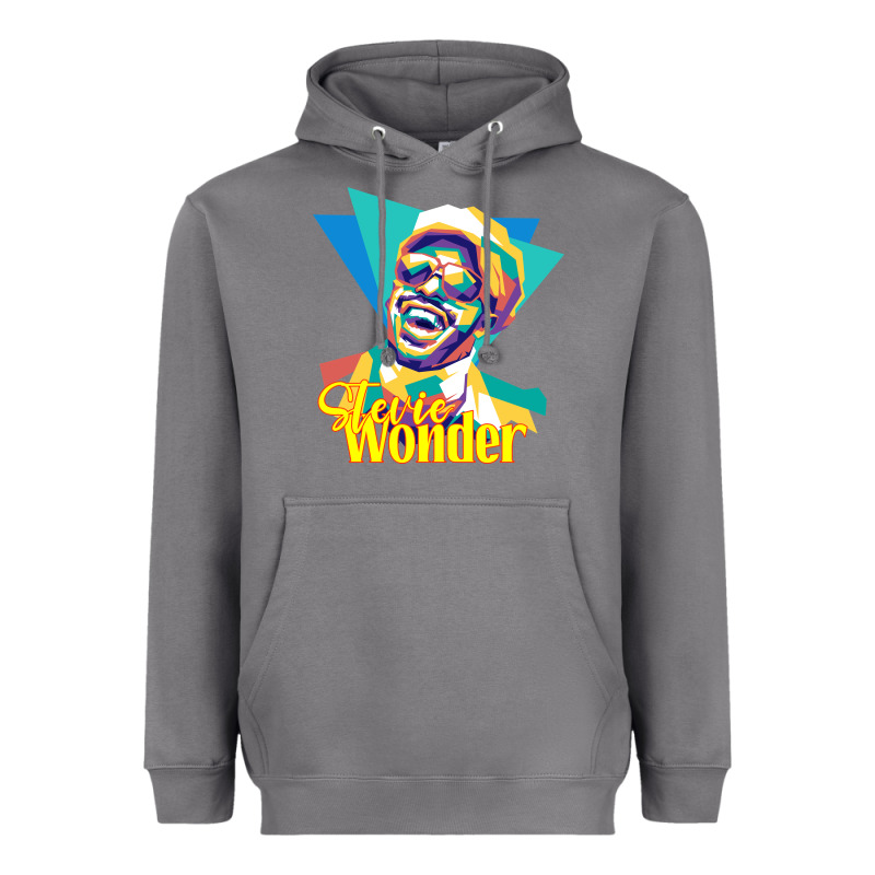 Stevie Wonder Vintage Heavyweight Hoodie by linhVisuals | Teevron