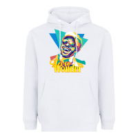 White stevie wonder vintage Heavyweight Hoodie - linhVisuals