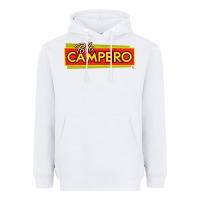 White suitable-pollo-campero-worn Heavyweight Hoodie - linhVisuals
