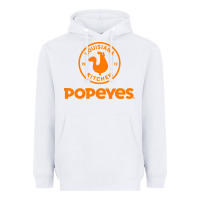 White suitable-popeyes-worn Heavyweight Hoodie - linhVisuals