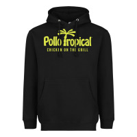 Black suitable-pollo-tropical-worn Heavyweight Hoodie - linhVisuals
