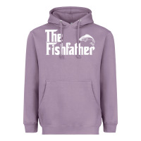 Lavender mens the fishfather funny fish father day lover t shirt t shirt Heavyweight Hoodie - linhVisuals