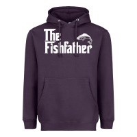Plum mens the fishfather funny fish father day lover t shirt t shirt Heavyweight Hoodie - linhVisuals