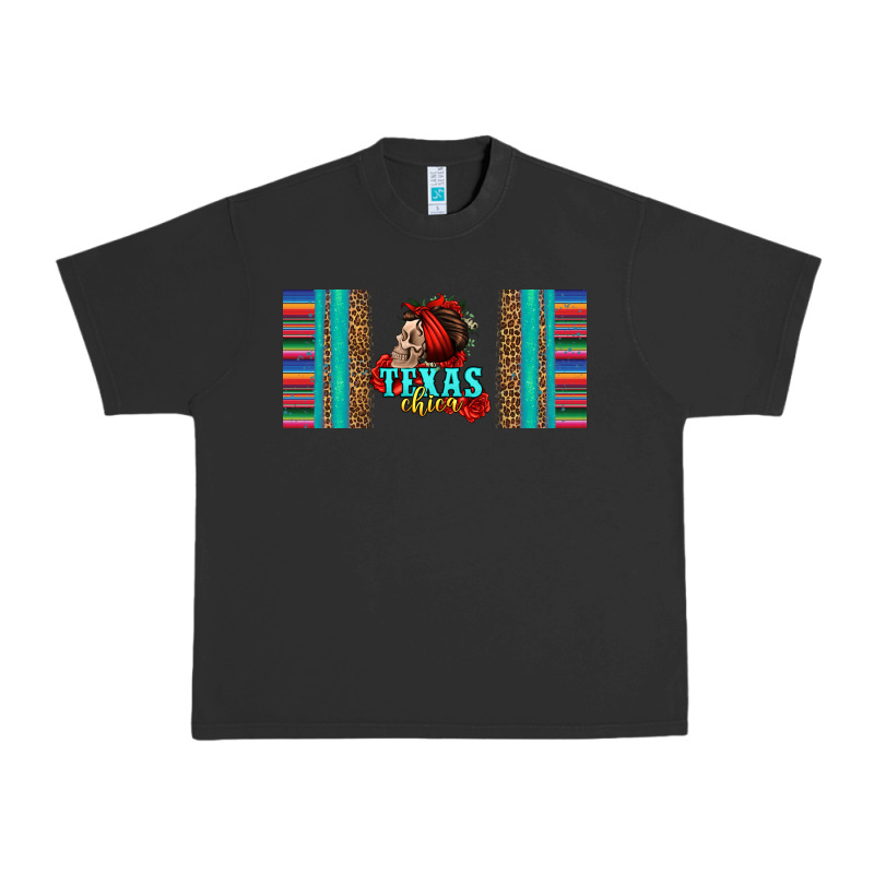 Texas Chica Skull With Bandana Urban Heavy Tee by Jasminsmagicworld | Teevron