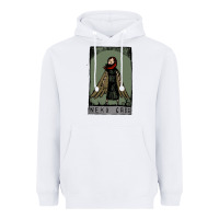 White neko case clässic Heavyweight Hoodie - linhVisuals