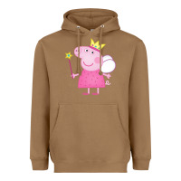 Toasted Coconut pig Heavyweight Hoodie - linhVisuals