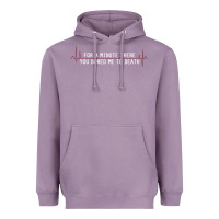 Lavender for a minute there you bored me to death Heavyweight Hoodie - linhVisuals