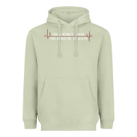 Matcha for a minute there you bored me to death Heavyweight Hoodie - linhVisuals