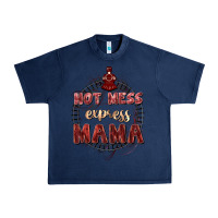 Navy Hot mess express mama Mother's Day Urban Heavy Tee - FaDigitalArtStudio