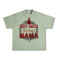 Oil Green Hot mess express mama Mother's Day Urban Heavy Tee - FaDigitalArtStudio
