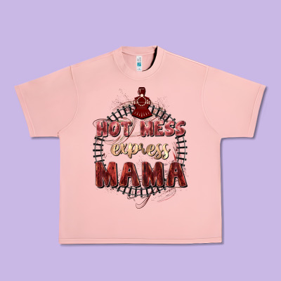 Hot Mess Express Mama Mother's Day Urban Heavy Tee Designed By Fadigitalartstudio