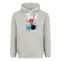 Moon Dust the muppet show animal playing pearl drums Heavyweight Hoodie - linhVisuals