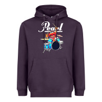 Plum the muppet show animal playing pearl drums Heavyweight Hoodie - linhVisuals