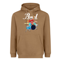Toasted Coconut the muppet show animal playing pearl drums Heavyweight Hoodie - linhVisuals
