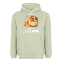 Matcha pomeranian i hear you not listening t shirt Heavyweight Hoodie - linhVisuals