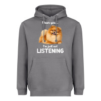 Storm pomeranian i hear you not listening t shirt Heavyweight Hoodie - linhVisuals
