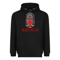Black brown university Heavyweight Hoodie - linhVisuals