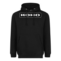 Black Koho Heavyweight Hoodie - linhVisuals