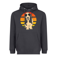 Smoke retro basset hound t shirt men women kids gift t shirt Heavyweight Hoodie - linhVisuals