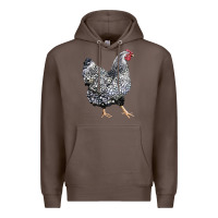 Coffee wyandotte chicken Premium Hoodie - LillyAllenDesigns