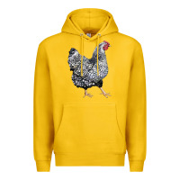 Lemon wyandotte chicken Premium Hoodie - LillyAllenDesigns