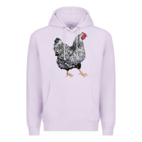 Lilac wyandotte chicken Premium Hoodie - LillyAllenDesigns