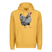 Mustard wyandotte chicken Premium Hoodie - LillyAllenDesigns
