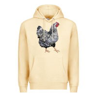 Pina Colada wyandotte chicken Premium Hoodie - LillyAllenDesigns