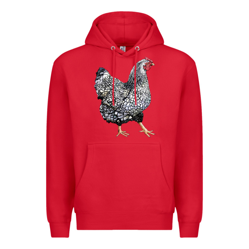 Wyandotte Chicken Premium Hoodie by LillyAllenDesigns | Teevron
