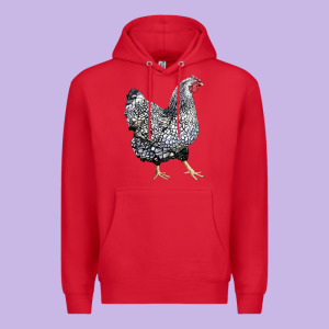 Wyandotte Chicken Premium Hoodie Designed By Lillyallendesigns