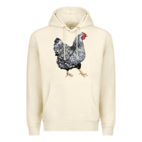 Sandshell wyandotte chicken Premium Hoodie - LillyAllenDesigns