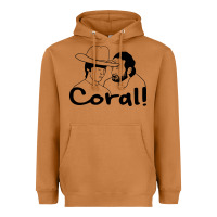 Meerkat the walking dead  coral Heavyweight Hoodie - linhVisuals
