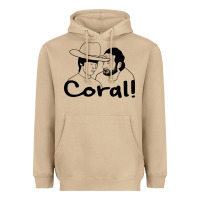 Mushroom the walking dead  coral Heavyweight Hoodie - linhVisuals