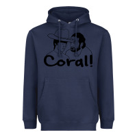 Navy the walking dead  coral Heavyweight Hoodie - linhVisuals