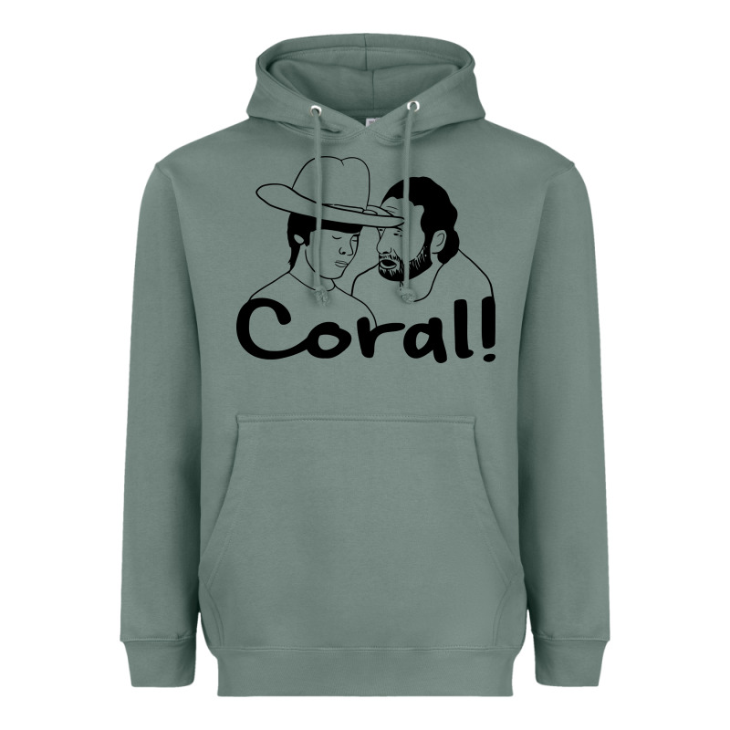 The Walking Dead  Coral Heavyweight Hoodie by linhVisuals | Teevron